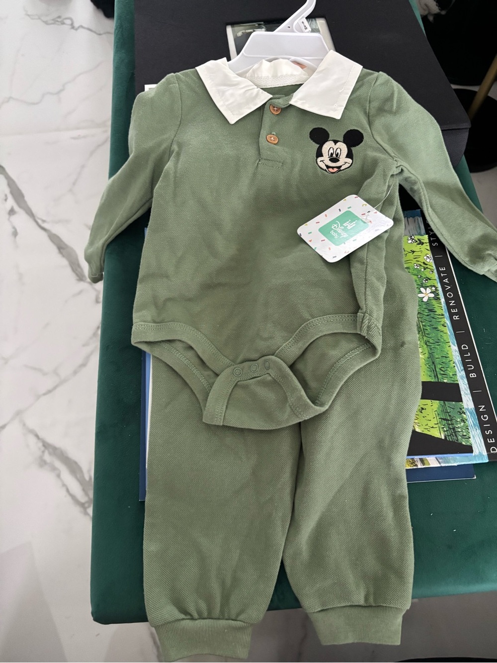 Disney baby outfit pants and shirt